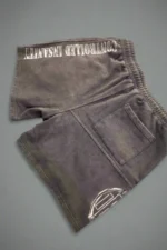 Controlled Blackout Stone Washed Shorts