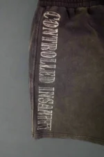 Controlled Blackout Stone Washed Shorts d
