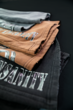 Controlled Insanity Acid Brown Stone Washed Shorts d