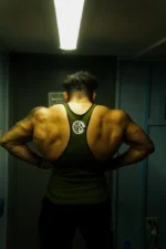 Controlled Insanity Army Green Iron Therapy Heavyweight Tank Top D