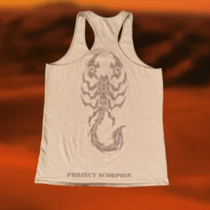 Controlled Insanity Beige Scorpion Acid Wash Stringer