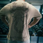 Controlled Insanity Beige Scorpion Acid Wash Tee