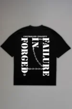 Controlled Insanity Black Fif Chained Tee D