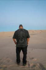 Controlled Insanity Black Scorpion Acid Wash Tee SD