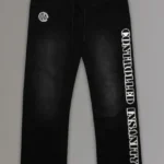 Controlled Insanity Black Sunwashed Sweatpants