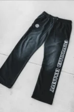 Controlled Insanity Black Sunwashed Sweatpants d
