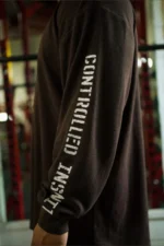 Controlled Insanity Brown Iron Therapy Long sleeve Waffle Thermal D