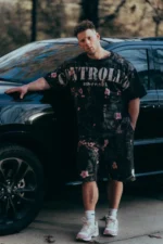 Controlled Insanity Cherry Blossom Sweat Shorts