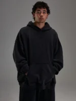 Controlled Insanity Faded Black Heavyweight Pullover