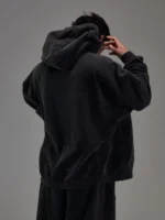 Controlled Insanity Faded Black Heavyweight Pullover d