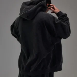 Controlled Insanity Faded Black Heavyweight Pullover d